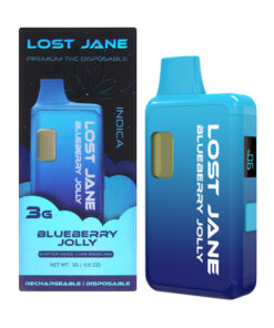 LOST JANE 3G DISPOSABLE BLUEBERRY JOLLY | Shatter Sauce + Live Rosin Jam